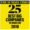 Sunday Times Top 30 big companies to work for - 2017